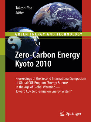 cover image of Zero-Carbon Energy Kyoto 2010
